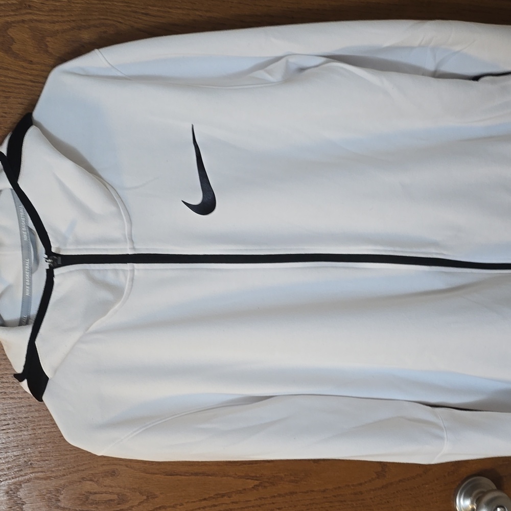 Nike Full Zip Hoodie White XL